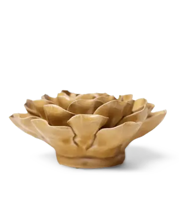 Keramiek Wandbloem Caramel Charm Pioenroos zij