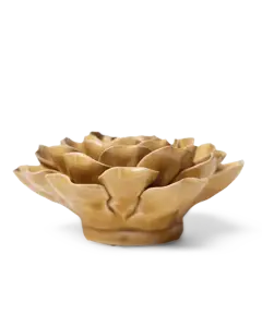 Keramiek Wandbloem Caramel Charm Pioenroos zij