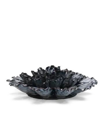 Wandbloem Donkerblauwe Dahlia