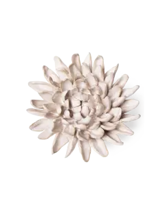 Keramiek Wandbloem Ivoor Chrysant 