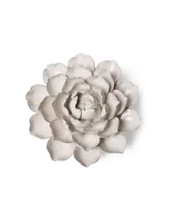 Keramiek Wandbloem Ivoor Empire Cabbage Flower