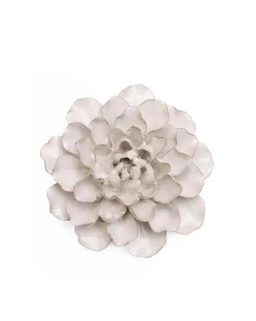 Keramiek Wandbloem Ivoor European Waterlelie