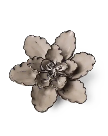 Keramiek Wandbloem Latte Empress Lotus - afbeelding 1