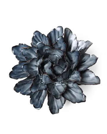 Keramiek Wandbloem Navy Sorbet Peony - afbeelding 1