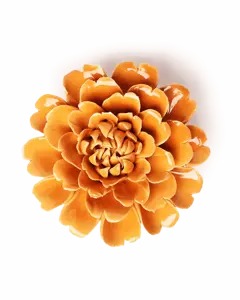 Keramiek Wandbloem Orange Fiesta Marigold - afbeelding 1