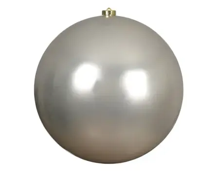 Kerstbal plastic d25cm glans parel - afbeelding 2