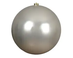 Kerstbal plastic d25cm glans parel - afbeelding 2