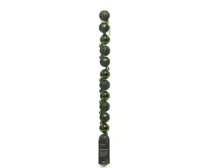 Kerstbalmix plastic d3cm 14st dennengroen - afbeelding 1
