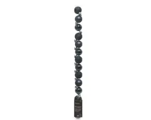 Kerstbalmix Plastic d3cm 14st Nachtblauw - afbeelding 1