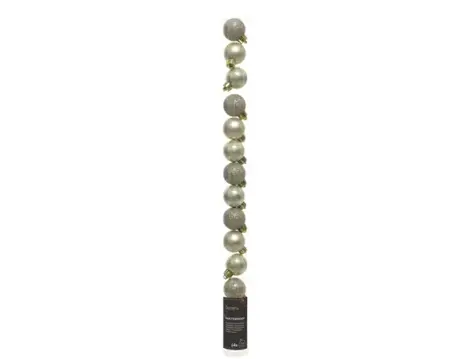 Kerstbalmix plc d3cm 14st parel