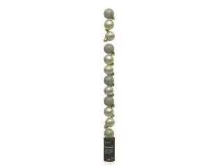 Kerstbalmix plc d3cm 14st parel