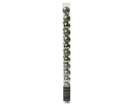 Kerstbalmix plc d3cm 14st rosemarijn - afbeelding 1