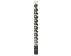 Kerstbalmix plc d3cm 14st rosemarijn - afbeelding 1