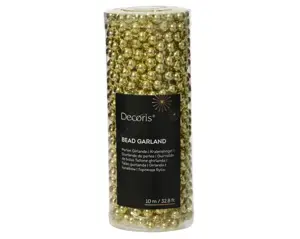 Kralenslinger plastic goud