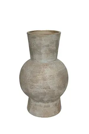 Kruik kobe d26h40cm zand/beige