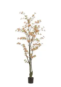 Kunstboom in Pot Tropaeolum Perzik Groen 185cm