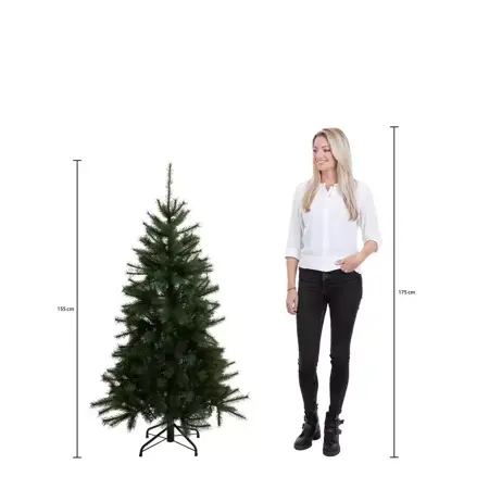 Kunstkerstboom brampton d102xh155cm groen - afbeelding 3