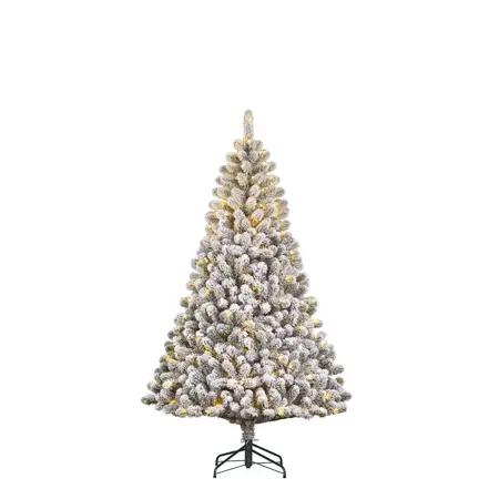 Kunstkerstboom Charlton 280LED d115 x h185cm frosted - afbeelding 1