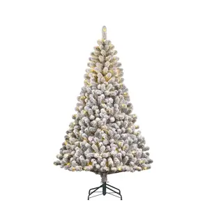 Kunstkerstboom Charlton 400LED d135 x h230cm frosted - afbeelding 1