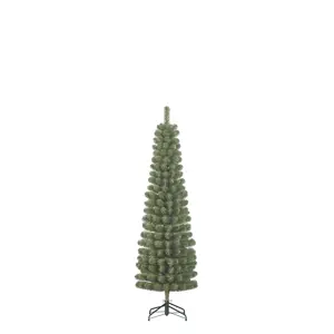 Kunstkerstboom charlton pilar d48xh155cm groen - afbeelding 1
