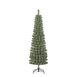 Kunstkerstboom charlton pilar d56xh215cm groen - afbeelding 1