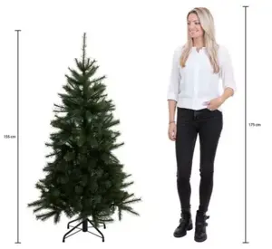 Kunstkerstboom toronto d102xh155cm groen - afbeelding 5