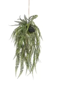 Kunstplant Bol Hangplant Varen 70cm