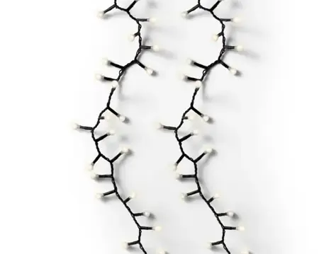 LED cherry lights 750cm zwart warm wit - afbeelding 3