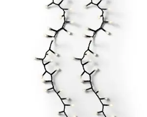LED cherry lights 750cm zwart warm wit - afbeelding 3