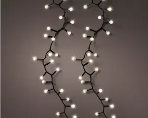 LED cherry lights 750cm zwart warm wit - afbeelding 5