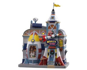Lemax Out of this world toy shop led + 4,5 Volt Adapter