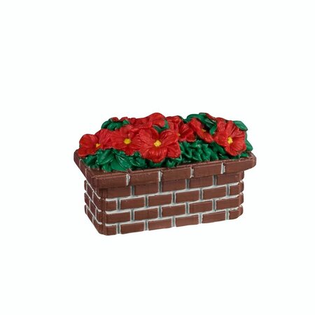 Lemax Poinsettia planter