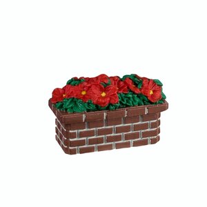 Lemax Poinsettia planter
