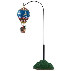 Lemax Reindeer hot air balloon