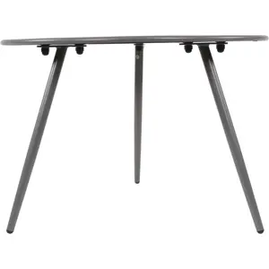 Lesli Living Bijzettafel Rafael Grijs 60cm voorkant