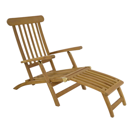 Lesli Living Deckchair teak verstelbaar