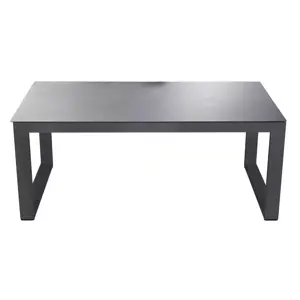 Lesli Living Lounge Tuintafel Pina Colada Negro 130cm