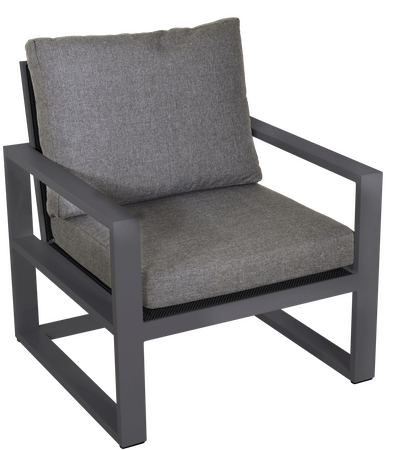 Lesli Living loungestoel pinacolada negro