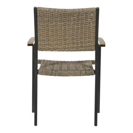 Lesli Living stoel arezzo wicker achterkant