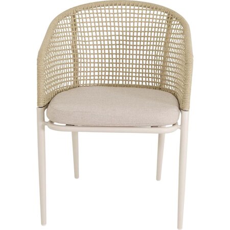 Lesli Living tuinstoel kioto crema beige - afbeelding 2