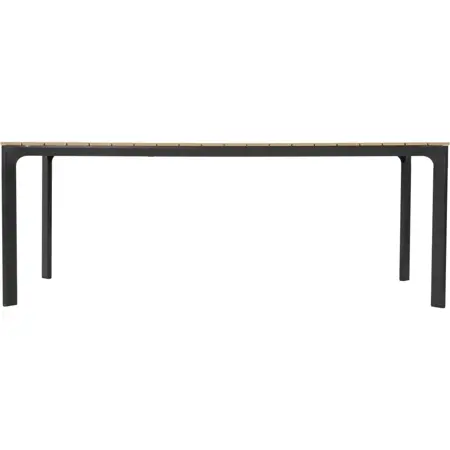 Lesli Living Tuintafel Arezzo 200cm zijaanzicht