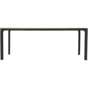 Lesli Living Tuintafel Arezzo 200cm zijaanzicht