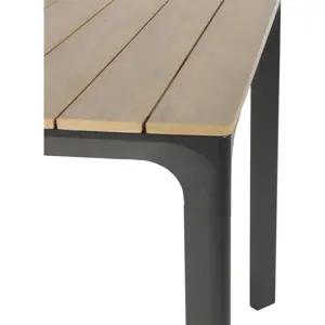 Lesli Living Tuintafel Arezzo 90cm zijkant