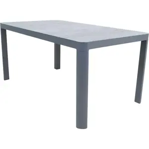 Lesli Living Tuintafel Castilla 2.0 Negro 160cm