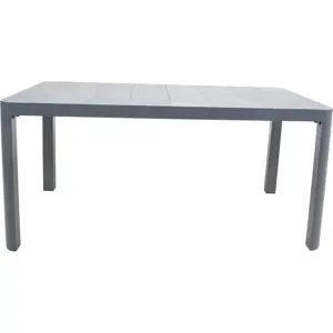 Lesli Living Tuintafel Castilla 2.0 Negro 160cm zijkant