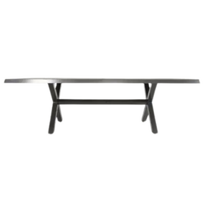 Lesli Living Tuintafel Castilla 2.0 Negro 240cm zijkant
