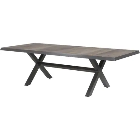 Lesli Living Tuintafel Castilla Negro Kruispoot 240cm