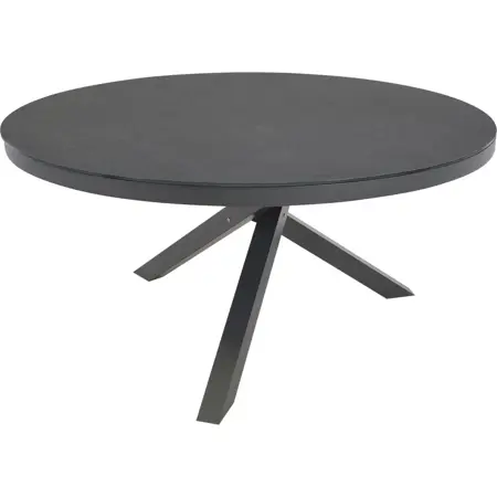 Lesli Living Tuintafel Rond Mojito Negro 150cm