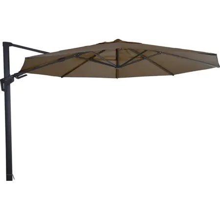 Lesli Living Zweefparasol Virgoflex Taupe 350cm
