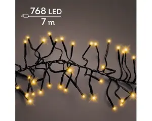 Lumineo Cluster twinkel 6m 768led klassiek warm - afbeelding 3